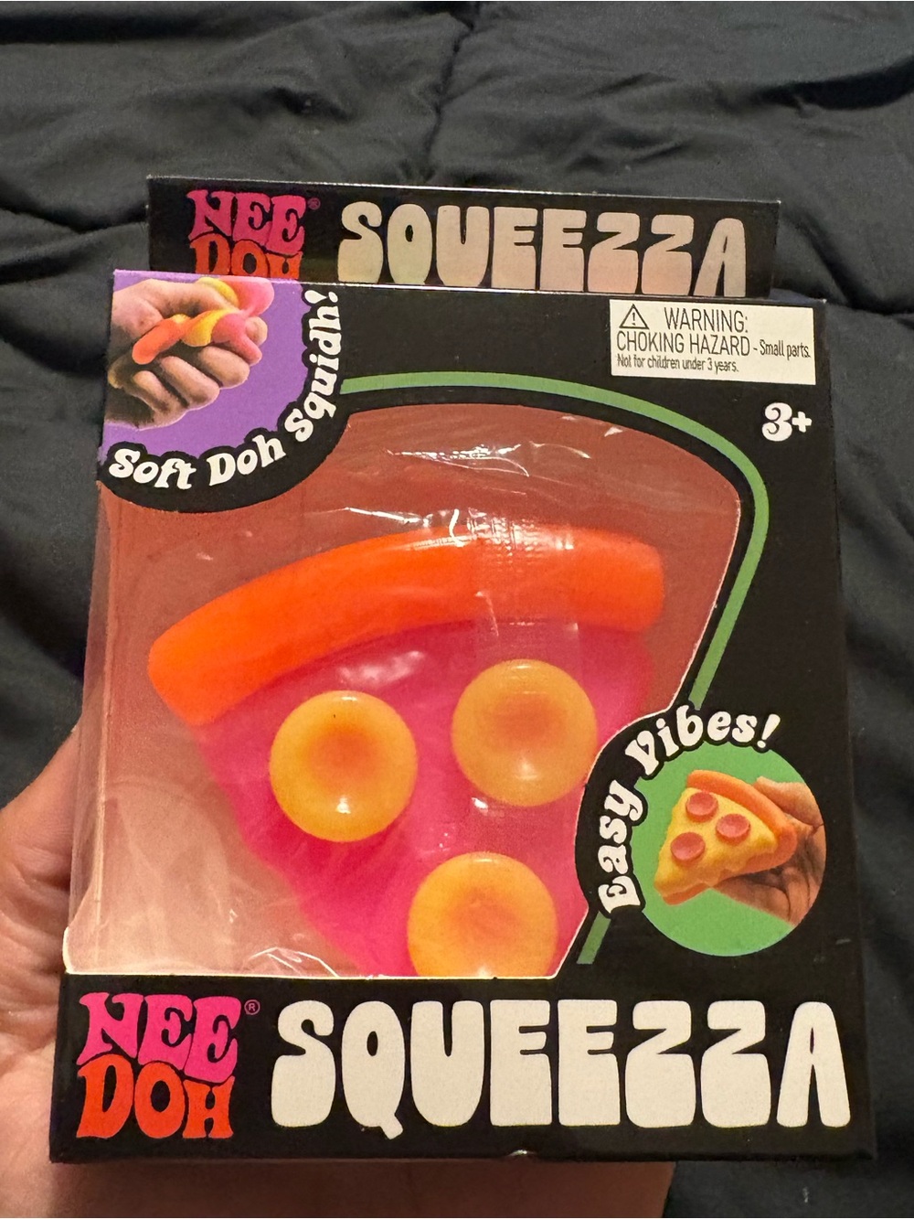 Squeeza Pink & Orange Pizza Stress Toy